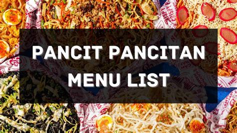 manam's pancit pancitan menu|Pancit Pancitan Menu Prices Philippines 2024 [Updated] — All About.